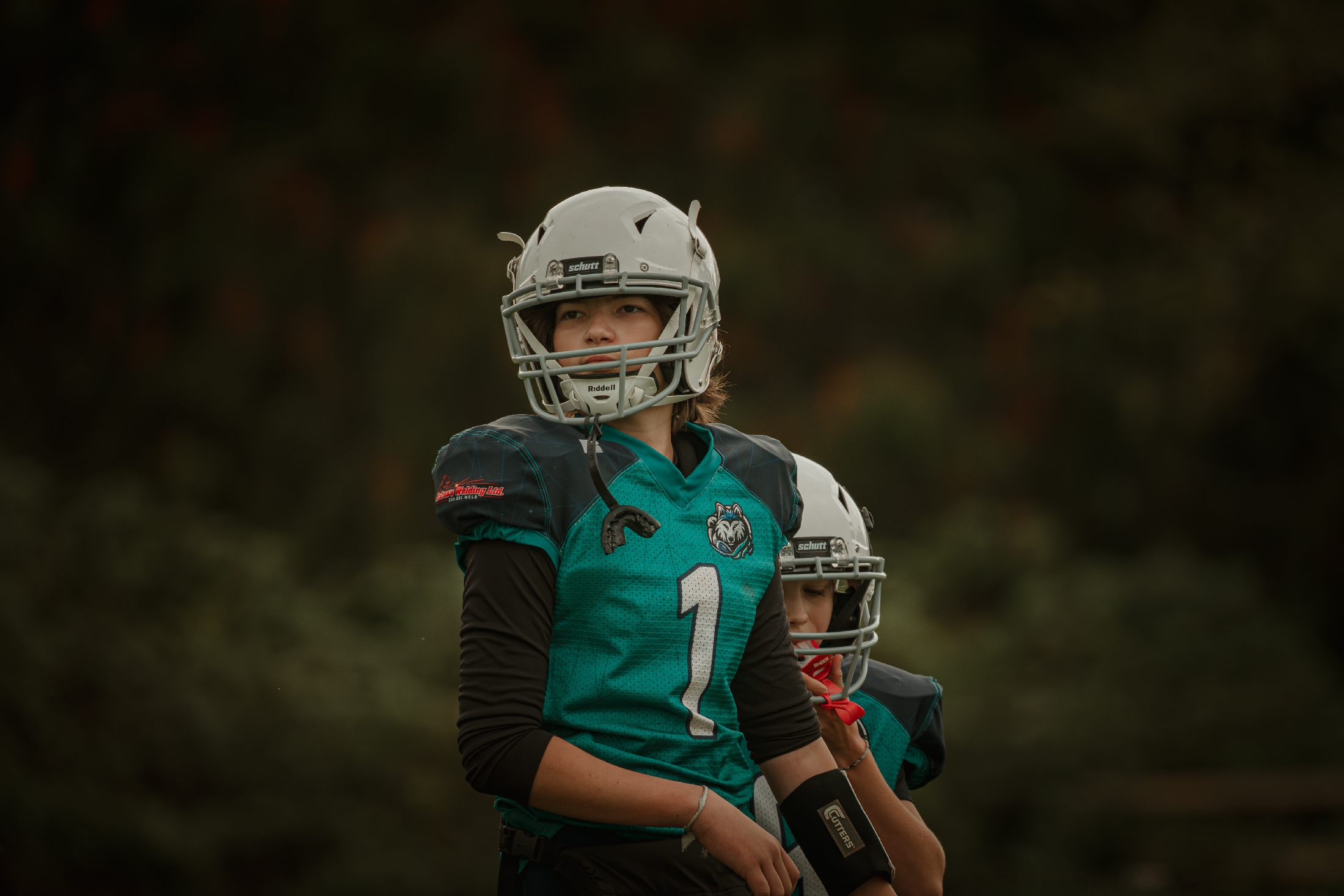 running for a touchdown
